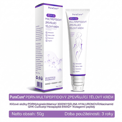 🇨🇿🇨🇿🇨🇿  PuraCure® PDRN multipeptidový masážní tělový krém s roll-on aplikátorem ✨Anti-age péče • Hydratace • Zpevnění • Lifting • Regenerace • Sjednocení tónu pokožky