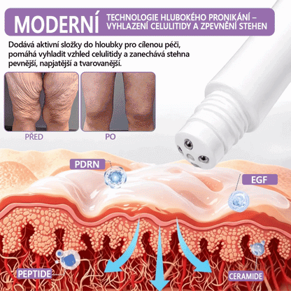 🇨🇿🇨🇿🇨🇿  PuraCure® PDRN multipeptidový masážní tělový krém s roll-on aplikátorem ✨Anti-age péče • Hydratace • Zpevnění • Lifting • Regenerace • Sjednocení tónu pokožky