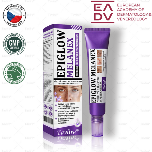 💜Tavlira® EPIGLOW MelanEX prémiový krém proti hyperpigmentaci | ✅Schválené zdravotníckym oddelením České republiky