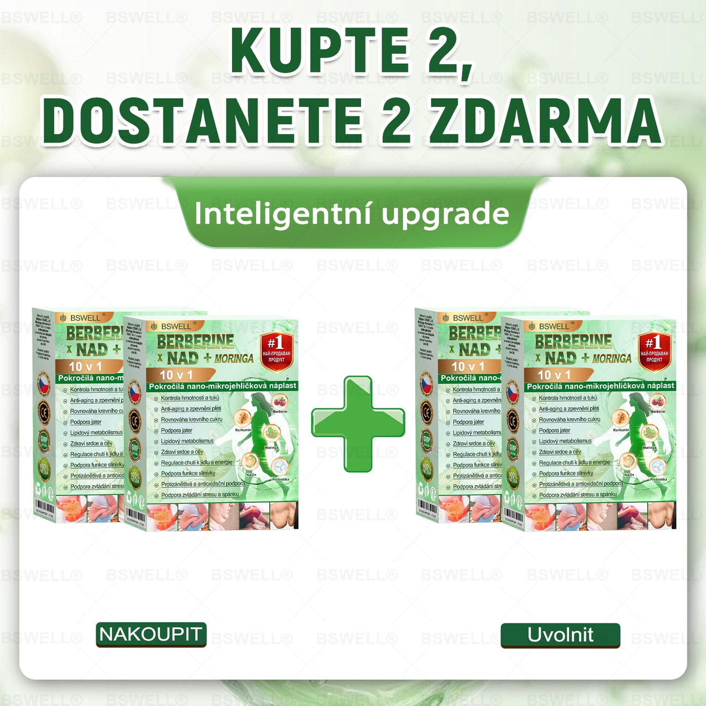 🌱🌱BSWELL® Nano mikrovpichová zeštíhlující náplast✨(Stačí použít pouze jednou denně – viditelné změny již za 28 dní) ✅Bezbolestná, dlouhotrvající, zaměřená na řešení cukrovky, obezity a kardiovaskulárních onemocnění