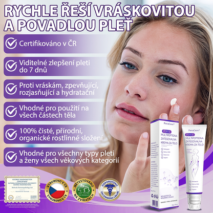 🇨🇿🇨🇿🇨🇿  PuraCure® PDRN multipeptidový masážní tělový krém s roll-on aplikátorem ✨Anti-age péče • Hydratace • Zpevnění • Lifting • Regenerace • Sjednocení tónu pokožky