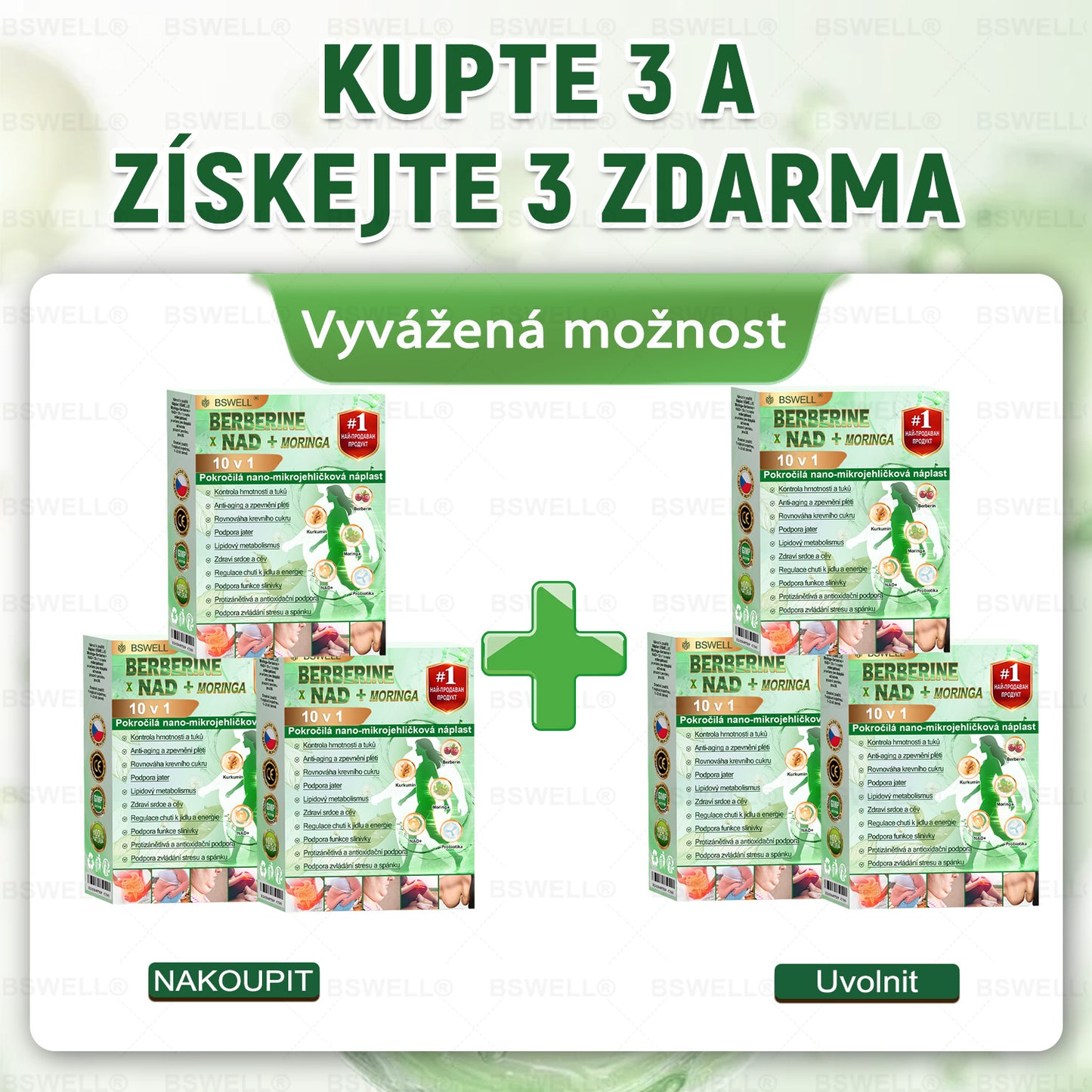 🌱🌱BSWELL® Nano mikrovpichová zeštíhlující náplast✨(Stačí použít pouze jednou denně – viditelné změny již za 28 dní) ✅Bezbolestná, dlouhotrvající, zaměřená na řešení cukrovky, obezity a kardiovaskulárních onemocnění