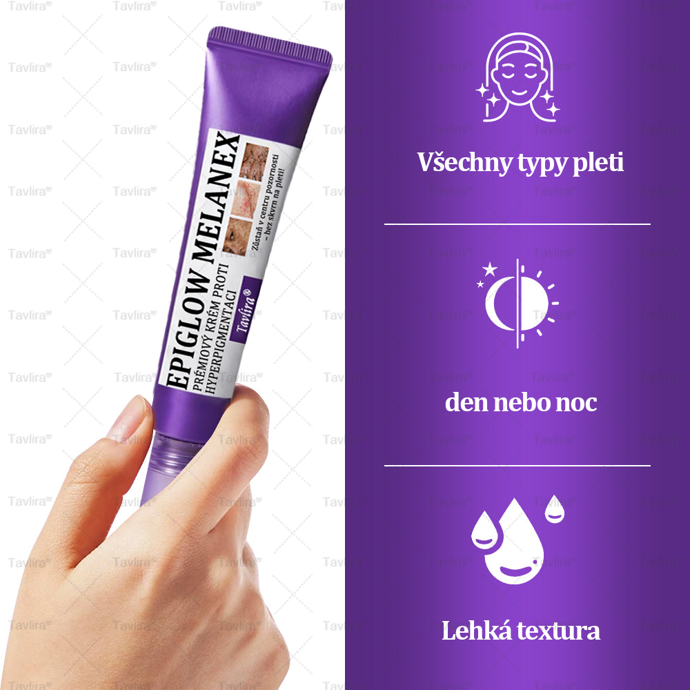 💜💜Tavlira® EPIGLOW MelanEX prémiový krém proti hyperpigmentaci | ✅Schválené zdravotníckym oddelením České republiky