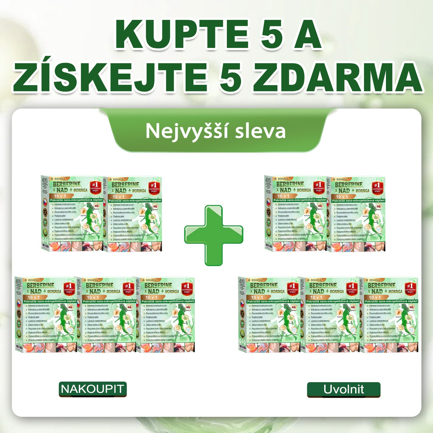🌱🌱BSWELL® Nano mikrovpichová zeštíhlující náplast✨(Stačí použít pouze jednou denně – viditelné změny již za 28 dní) ✅Bezbolestná, dlouhotrvající, zaměřená na řešení cukrovky, obezity a kardiovaskulárních onemocnění