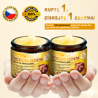 💛 Sinvie® Krém na obnovu pleti s včelím jedem ✅CE schváleno 👨‍⚕ Doporučeno dermatology - 50ml