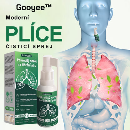 🍀BSWELL® Pokročilý sprej na čištění plic -✅ Podporuje zdraví plic, průdušek a dutin, napomáhá zdraví dýchacího systému a usnadňuje dýchání.